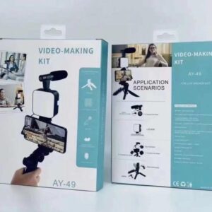 Ay-49 Video Vlogging Kit with Tripod and Remote